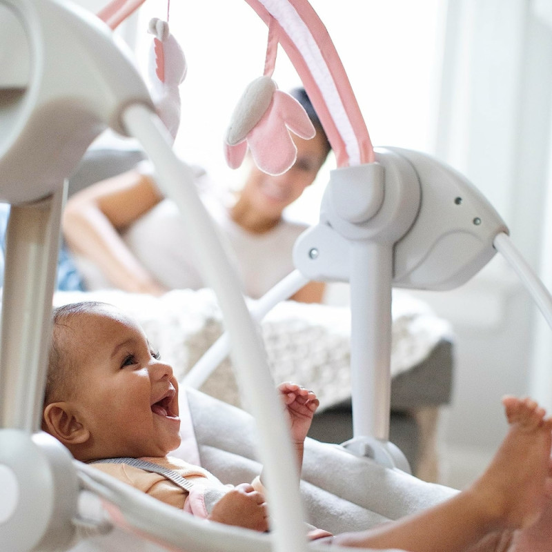 Крісло-гойдалка Ingenuity Comfort 2 Go Portable Swing Flora the Unicorn