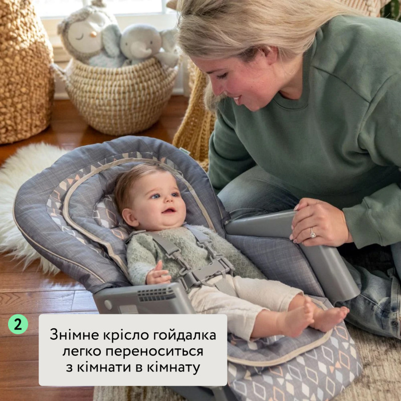 Стільчик для годування 7 в 1 Ingenuity Proper Positioner – Parker