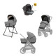 Люлька Inglesina Модульна система 4 в 1 Aptica XT Darwin Infant Recline Canyon Grey