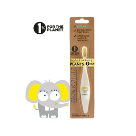 Зубна щітка JACK n' JILL Jack N 'Jill Extra Soft d 0,10 мм - ELEPHANT