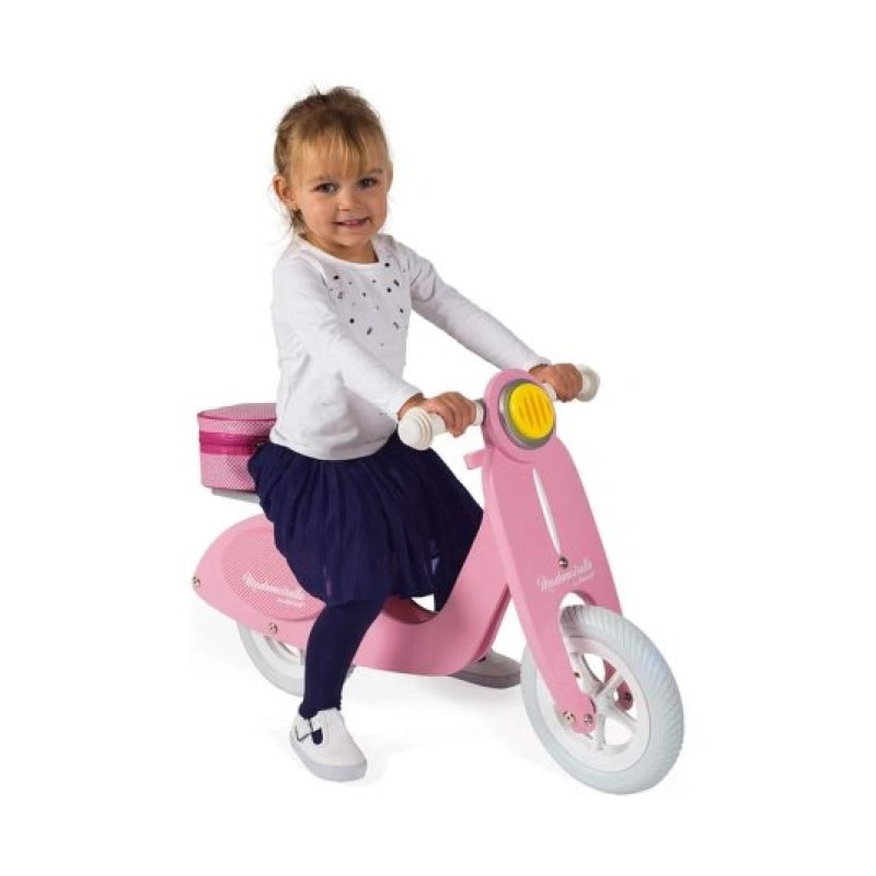 Самокат Janod Ретро скутер рожевий