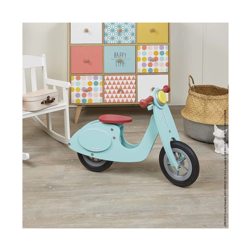 Самокат Janod Ретро скутер м'ятний