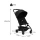 Прогулянкова коляска Joolz Aer+ Refined black