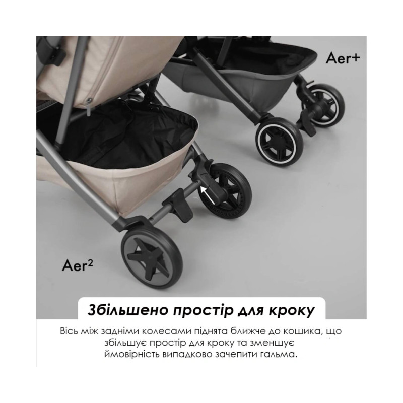 Прогулянкова коляска Joolz Aer 2 Sandy taupe