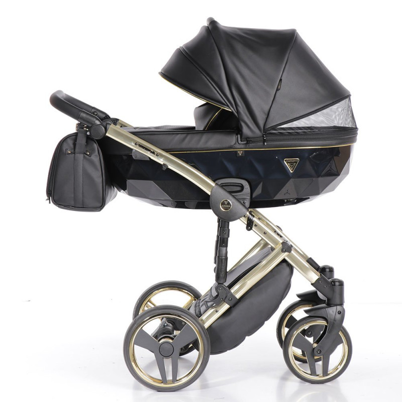 Універсальна коляска 2 в 1 Junama Fluo чорний