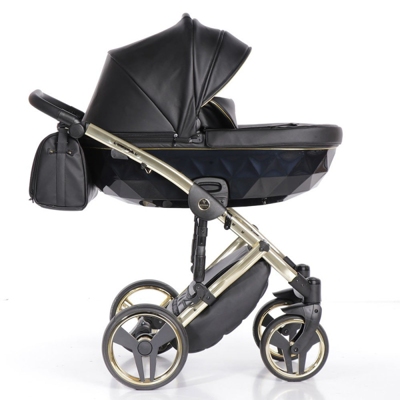 Універсальна коляска 2 в 1 Junama Fluo чорний