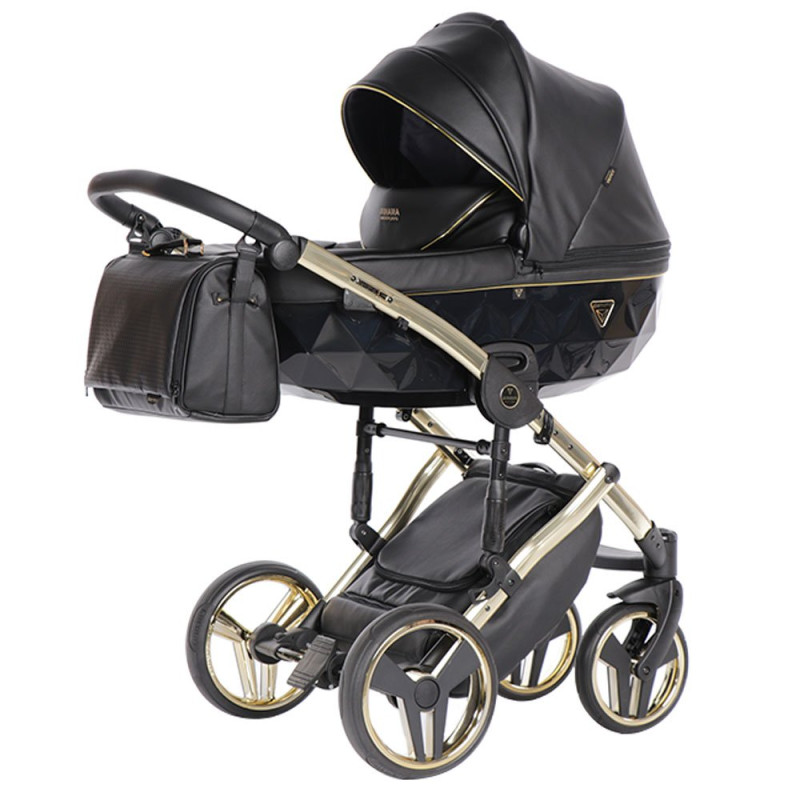 Універсальна коляска 2 в 1 Junama Fluo чорний