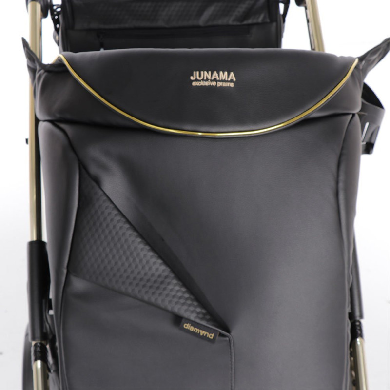 Універсальна коляска 2 в 1 Junama Fluo чорний