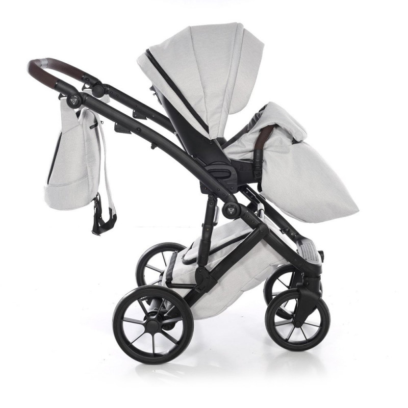 Універсальна коляска 2 в 1 Junama Space Waffle waffle 01 grey