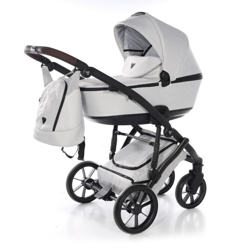Універсальна коляска 2 в 1 Junama Space Waffle waffle 01 grey