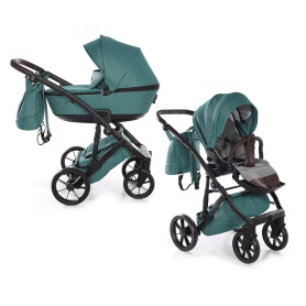 Універсальна коляска 2 в 1 Junama Space Waffle waffle 03 green