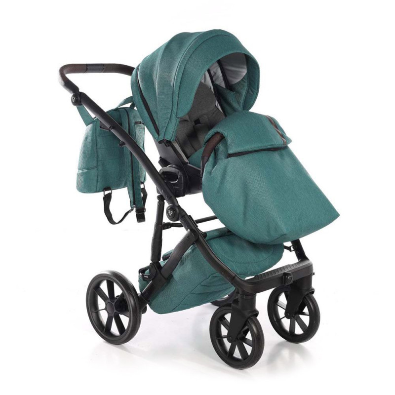 Універсальна коляска 2 в 1 Junama Space Waffle waffle 03 green