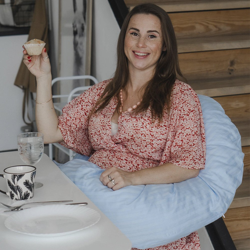 Подушка KDphilosophy Джей від ніжно-блакитний