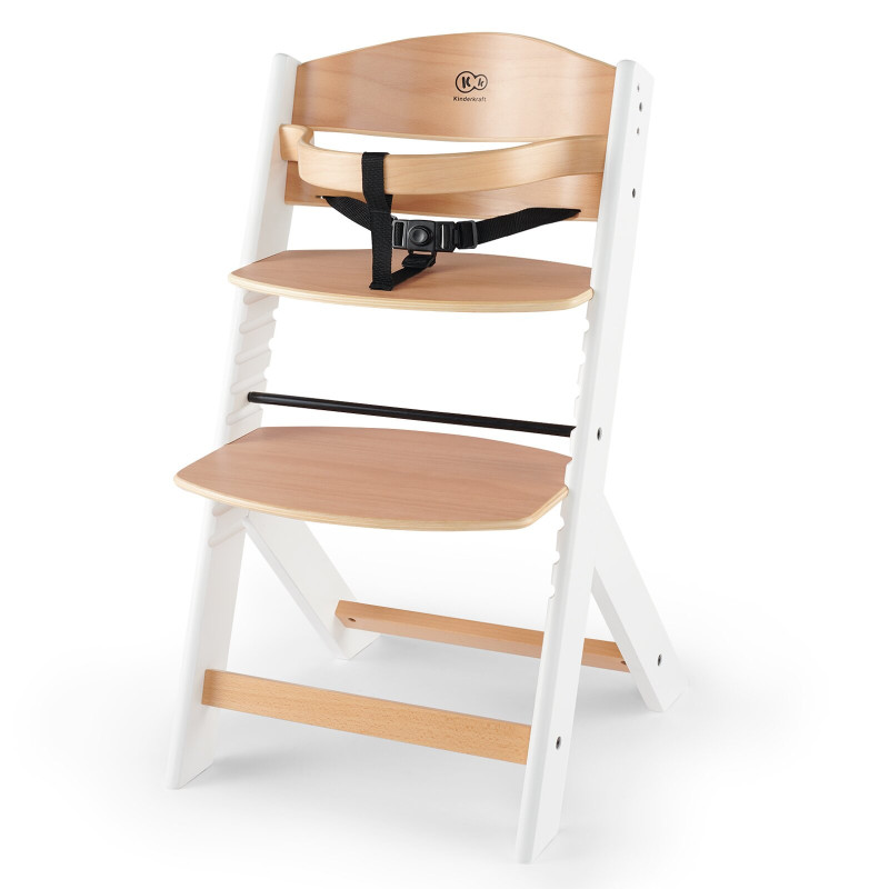 Стільчик для годування Kinderkraft Enock White Wood KKKENOCWHT0000