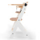 Стільчик для годування Kinderkraft Enock White Wood KKKENOCWHT0000