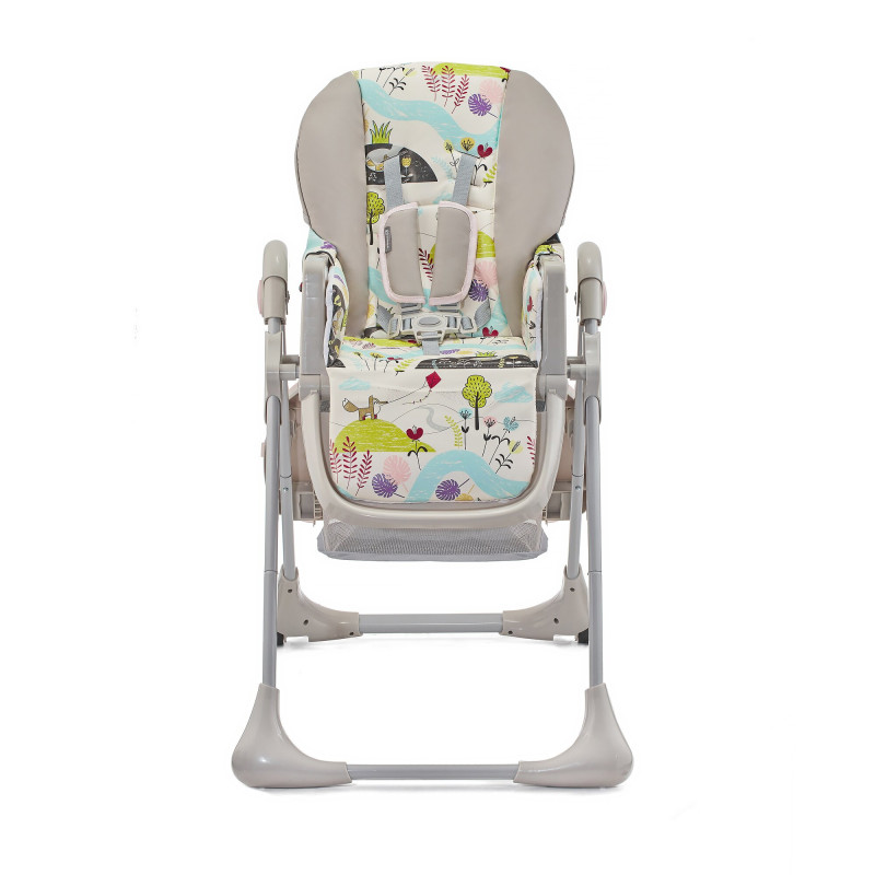 Стільчик для годувння Kinderkraft Yummy Up Pink Leaf KHYUMMUPPNK0000