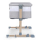 Приставне ліжечко-колиска Kinderkraft Neste Air Grey Wood KKLNEAIRGRY00W