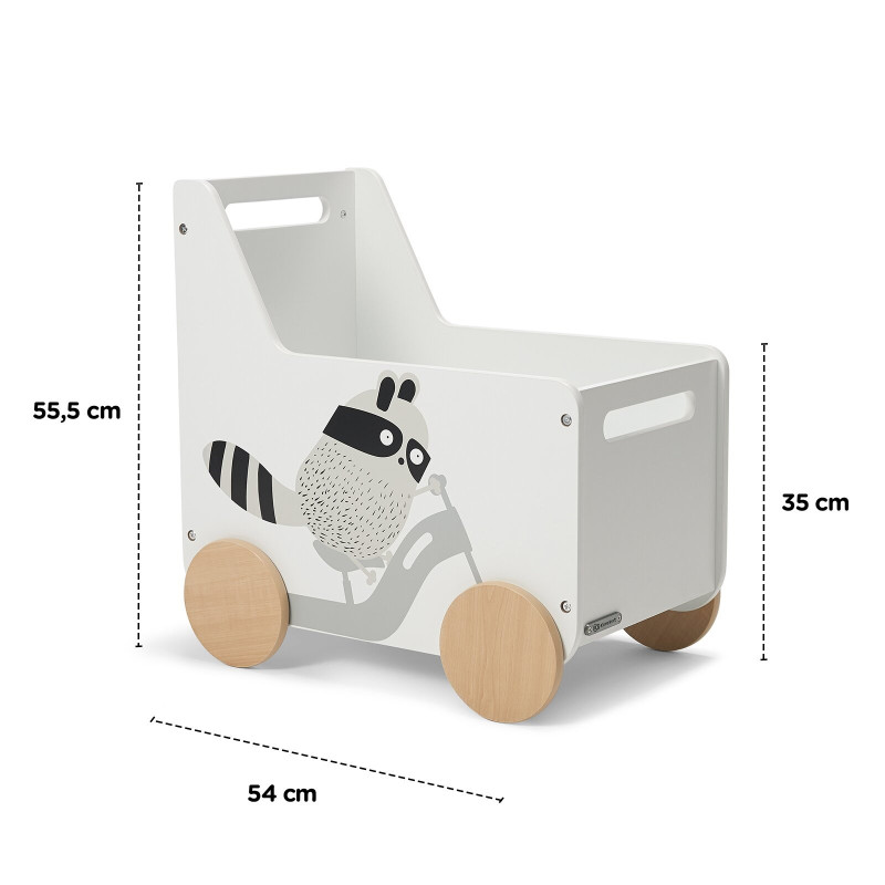 Ящик для іграшок Kinderkraft Racoon KKHRACOSKR0000