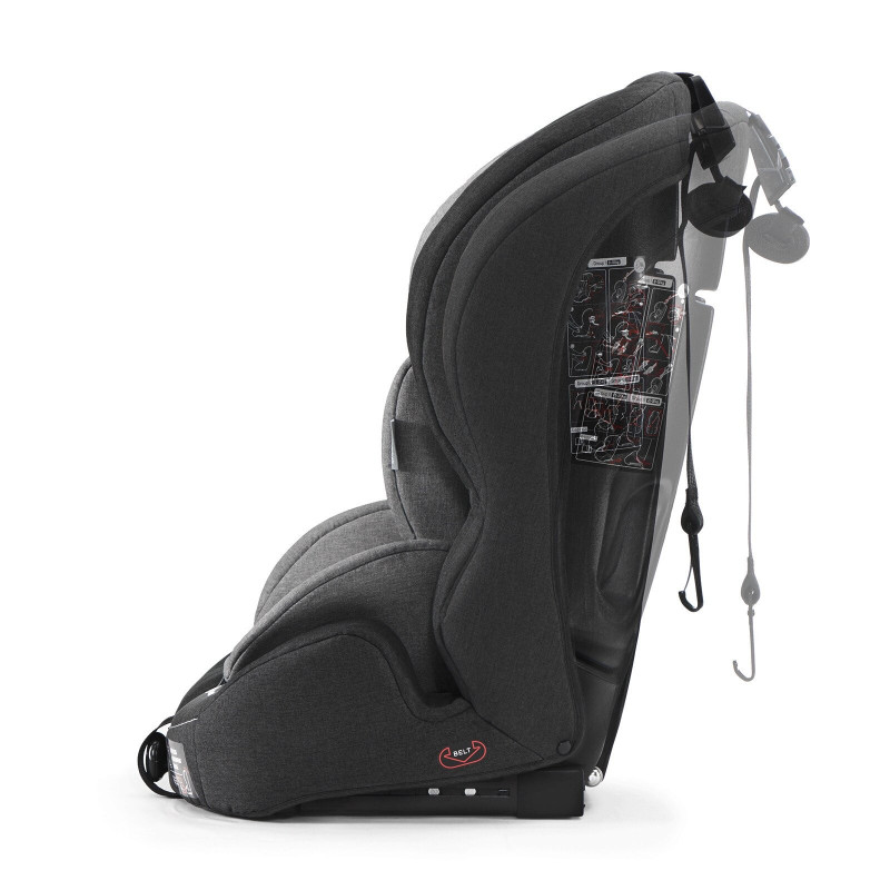 Автокрісло Kinderkraft Safety Fix Black/Gray KKFSAFEBLGR000