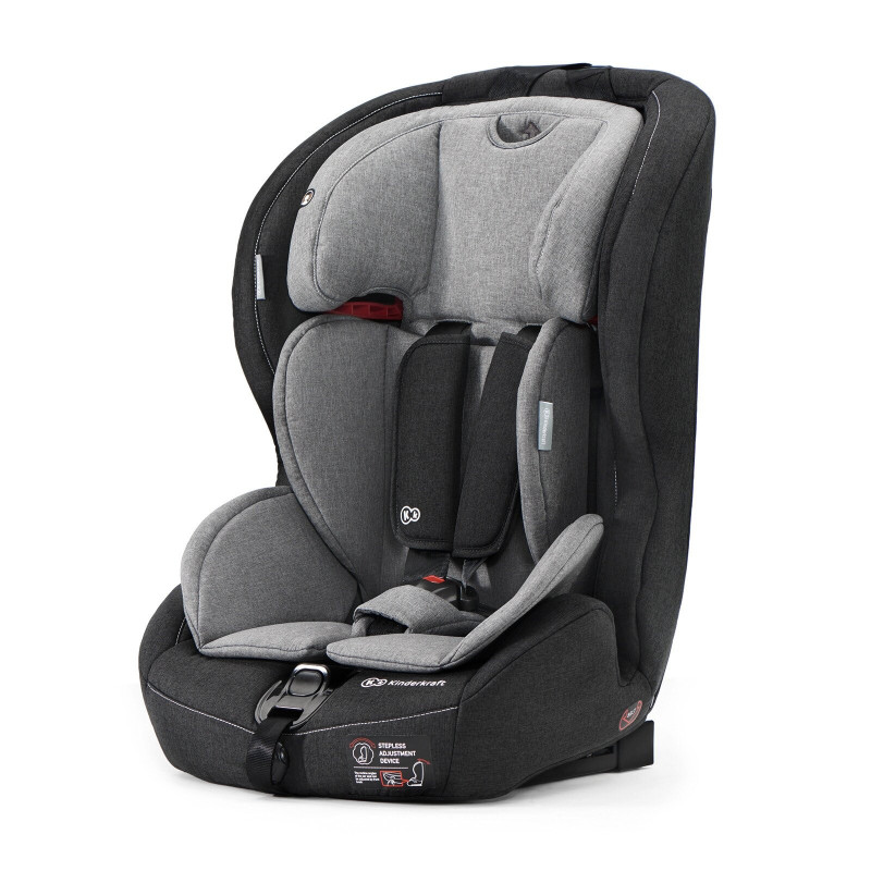 Автокрісло Kinderkraft Safety Fix Black/Gray KKFSAFEBLGR000