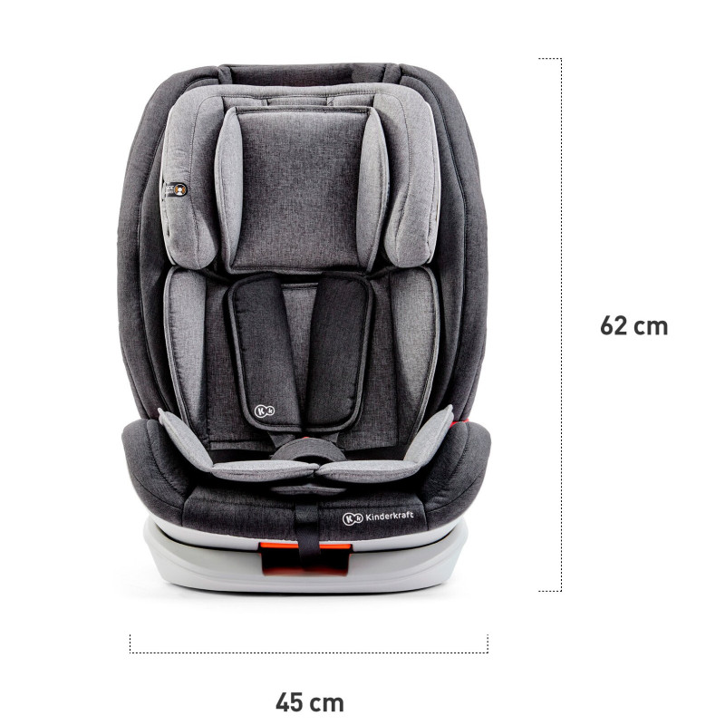 Автокрісло Kinderkraft Oneto3 Black/Gray KKFONE3BLGR000