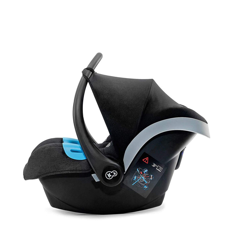 Автокрісло-переноска Kinderkraft Mink Black Melange KKFMINKBLK0000