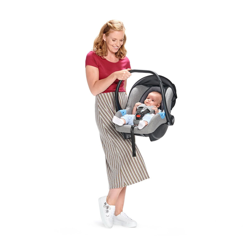 Автокрісло-переноска Kinderkraft Mink Gray Melange KKFMINKGRM0000