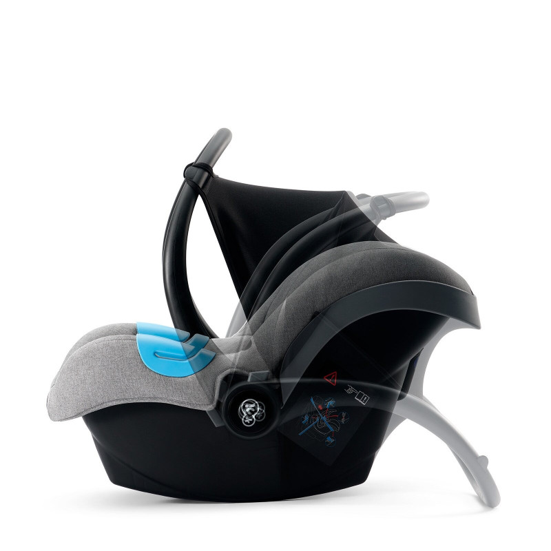 Автокрісло-переноска Kinderkraft Mink Gray Melange KKFMINKGRM0000