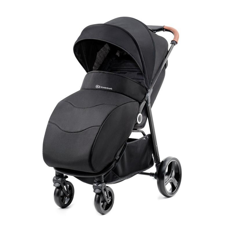 Прогулянкова коляска Kinderkraft Grande Black KKWGRANBLK0000