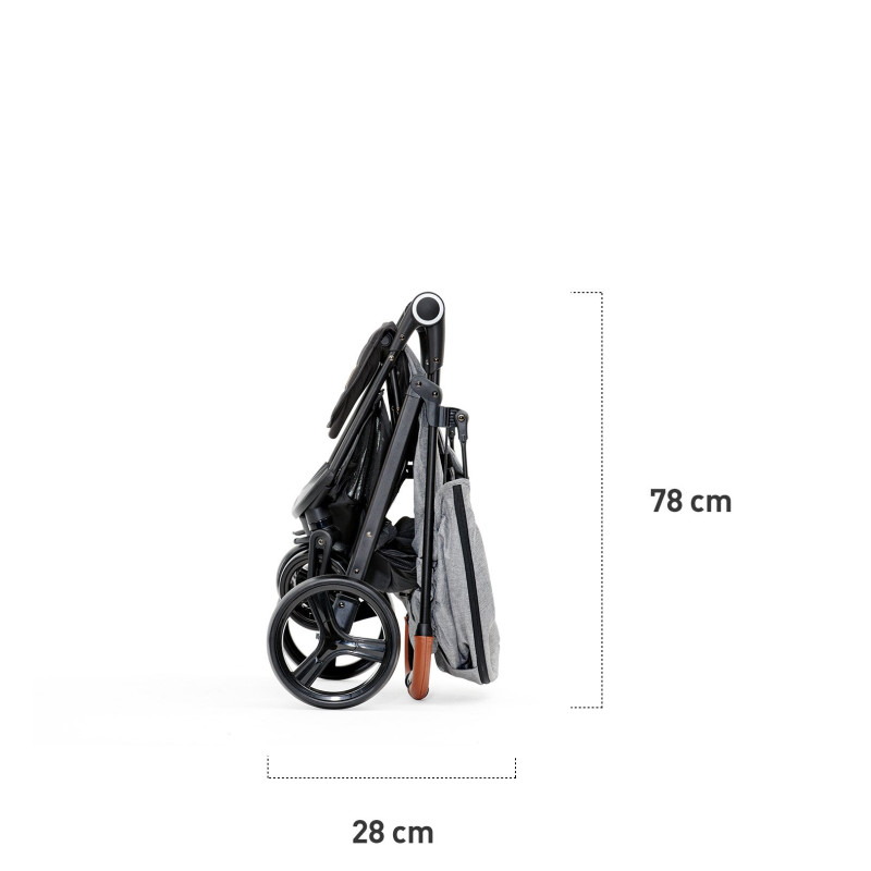 Прогулянкова коляска Kinderkraft Grande Gray KKWGRANGRY0000