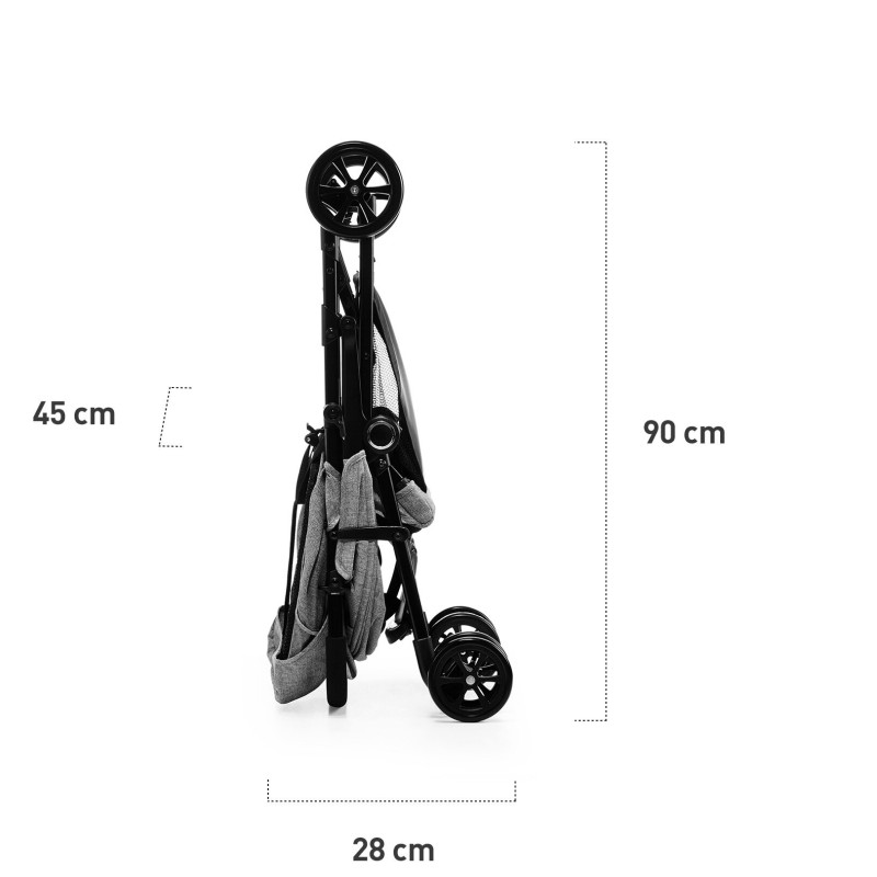 Прогулянкова коляска Kinderkraft Lite Up Gray KKWLITUGRY0000