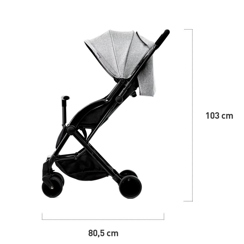 Прогулянкова коляска Kinderkraft Pilot Grey KKWPILOGRY0000