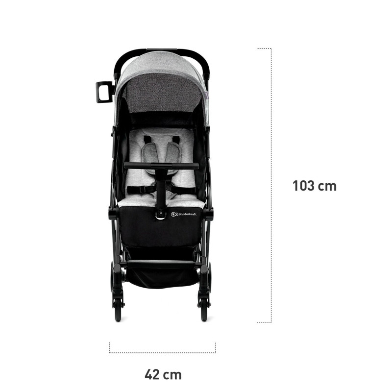 Прогулянкова коляска Kinderkraft Pilot Pink KKWPILOPNK0000
