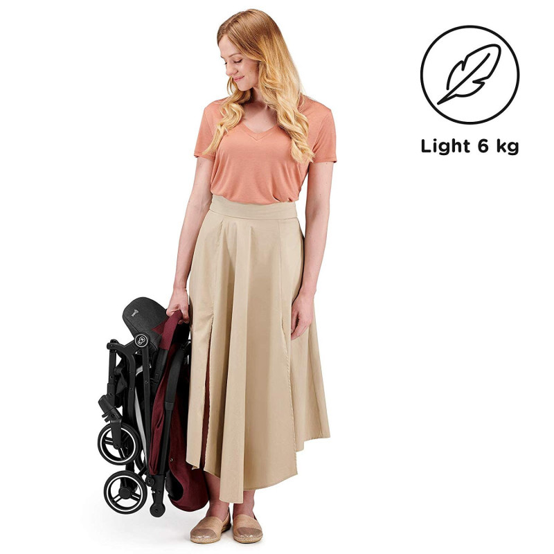 Прогулянкова коляска Kinderkraft Indy Burgundy KKWINDYBRG0000