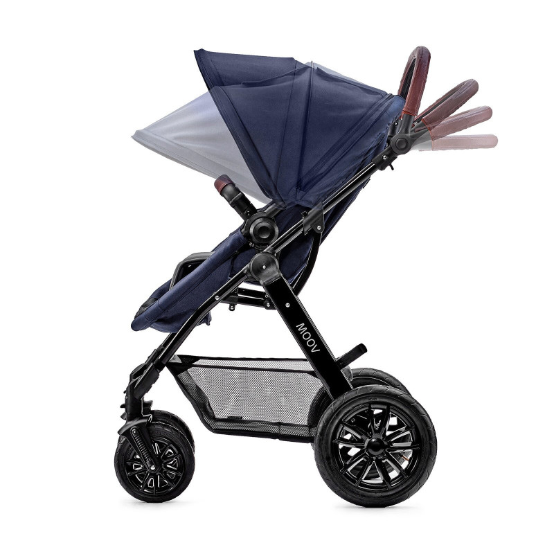 Універсальна коляска 2 в 1 Kinderkraft Moov Navy KKWMOOVNAV2000