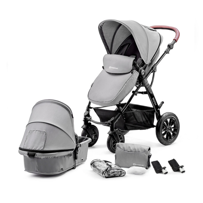 Універсальна коляска 2 в 1 Kinderkraft Moov Gray KKWMOOVGRY2000