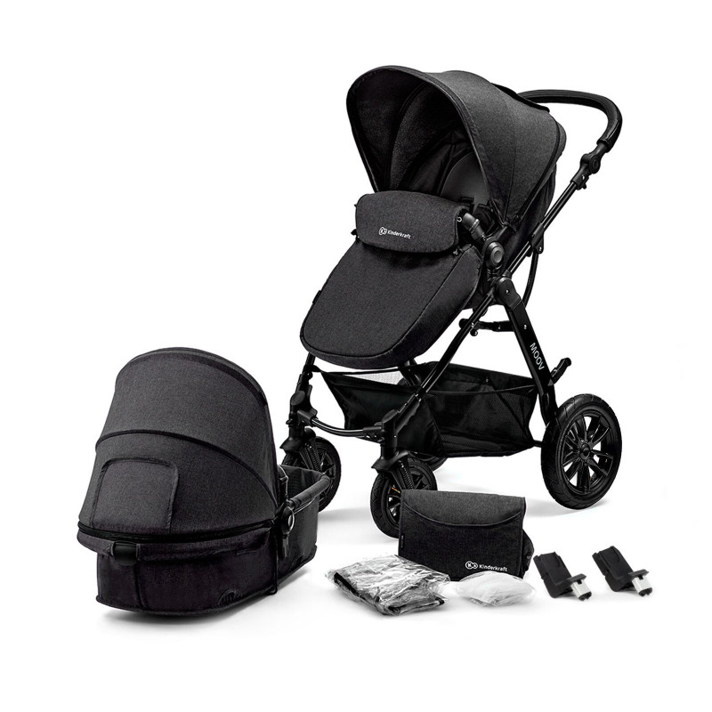 Універсальна коляска 2 в 1 Kinderkraft Moov Black KKWMOOVBLK2000