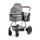 Універсальна коляска 2 в 1 Kinderkraft Veo Gray KKWVEOGRY20000
