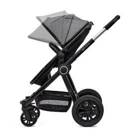 Універсальна коляска 2 в 1 Kinderkraft Veo Black/Gray KKWVEOBLGR2000