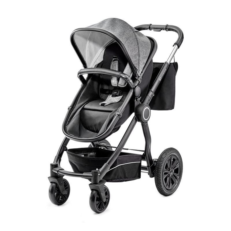 Універсальна коляска 2 в 1 Kinderkraft Veo Black/Gray KKWVEOBLGR2000