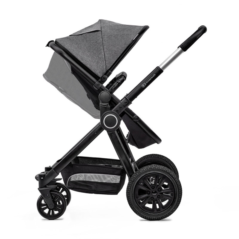 Універсальна коляска 2 в 1 Kinderkraft Veo Black/Gray KKWVEOBLGR2000
