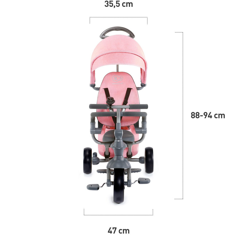 Триколісний велосипед Kinderkraft Jazz Denim KKRJAZZDEN0000