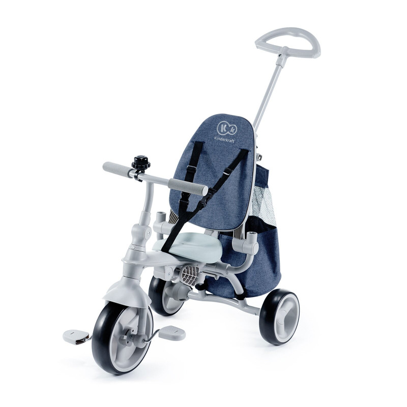 Триколісний велосипед Kinderkraft Jazz Denim KKRJAZZDEN0000