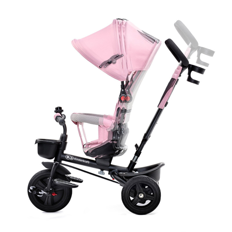 Триколісний велосипед Kinderkraft Aveo Pink KKRAVEOPNK0000
