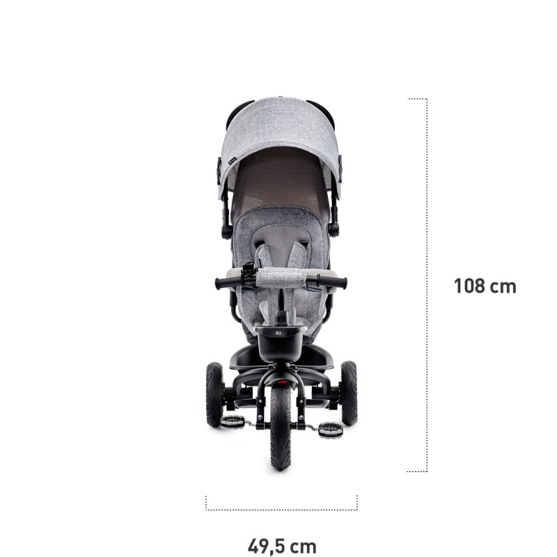 Триколісний велосипед Kinderkraft Aveo Gray KKRAVEOGRY0000