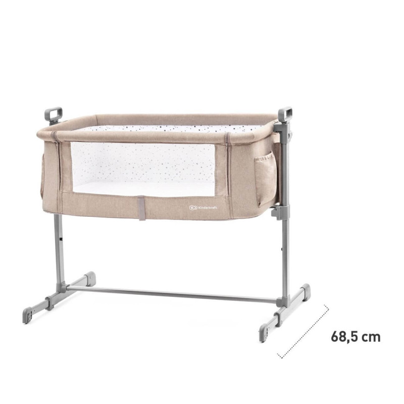 Приставне ліжечко-колиска Kinderkraft Neste Grey KKLNESTGRY0000