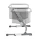 Приставне ліжечко-колиска Kinderkraft Uno Grey KKLUNOGRY00000