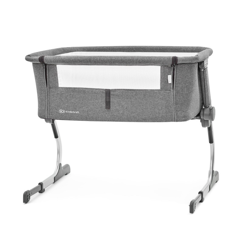Приставне ліжечко-колиска Kinderkraft Uno Grey KKLUNOGRY00000