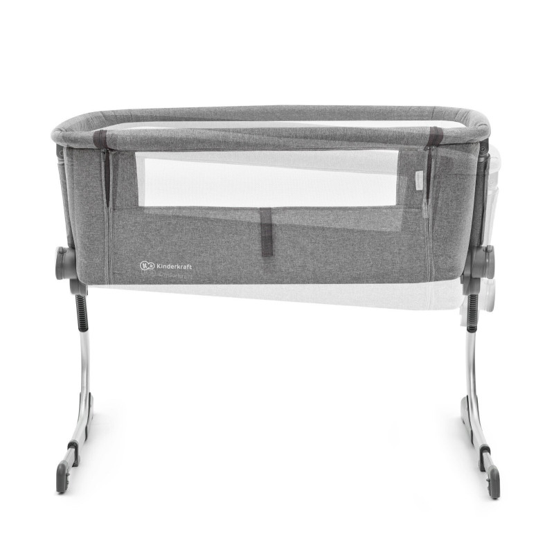 Приставне ліжечко-колиска Kinderkraft Uno Grey KKLUNOGRY00000