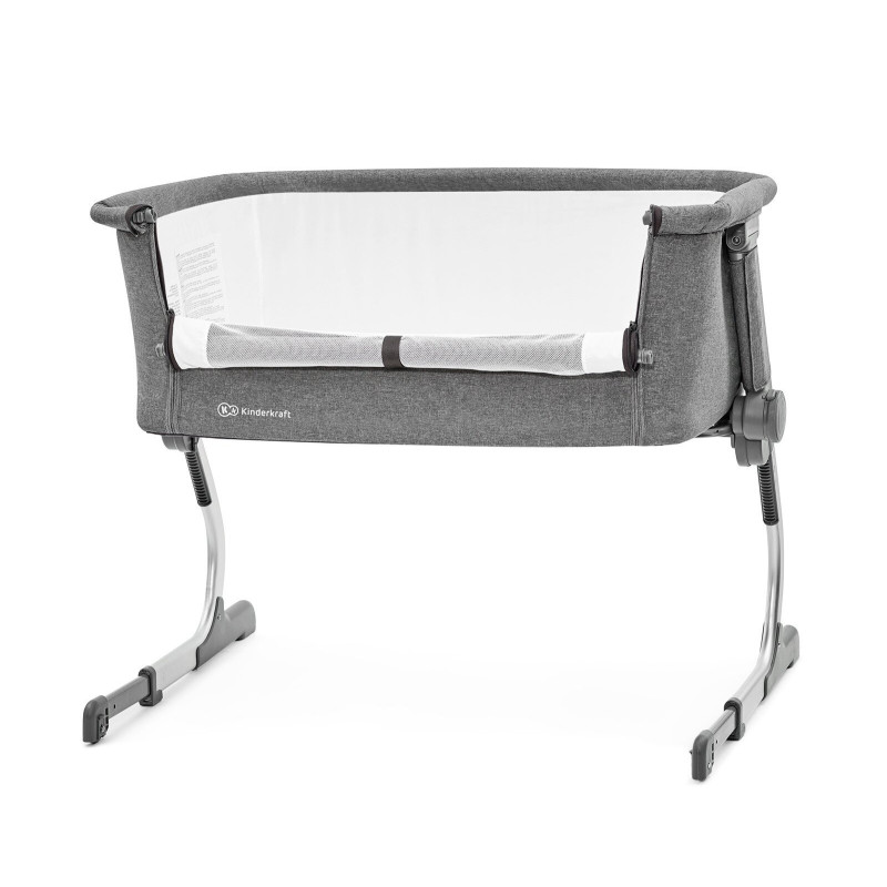 Приставне ліжечко-колиска Kinderkraft Uno Grey KKLUNOGRY00000